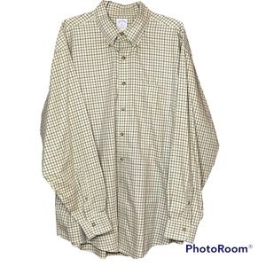 Brooks Brothers 346 Men’s Plaid Casual Button Down Dress Shirt Size XL